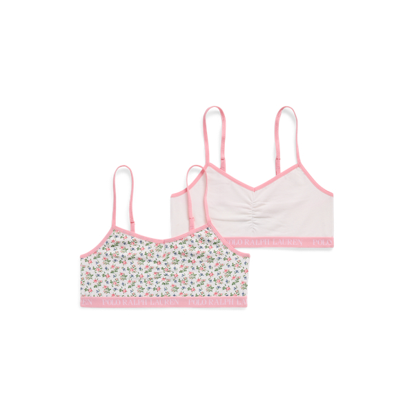 Floral Stretch Jersey Bralette 2-Pack