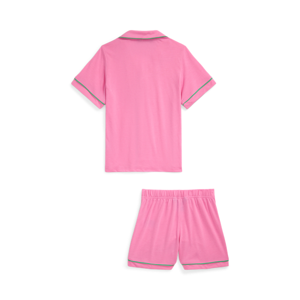 Laguna Pink Jersey Sleep Set Girls 7-16 2