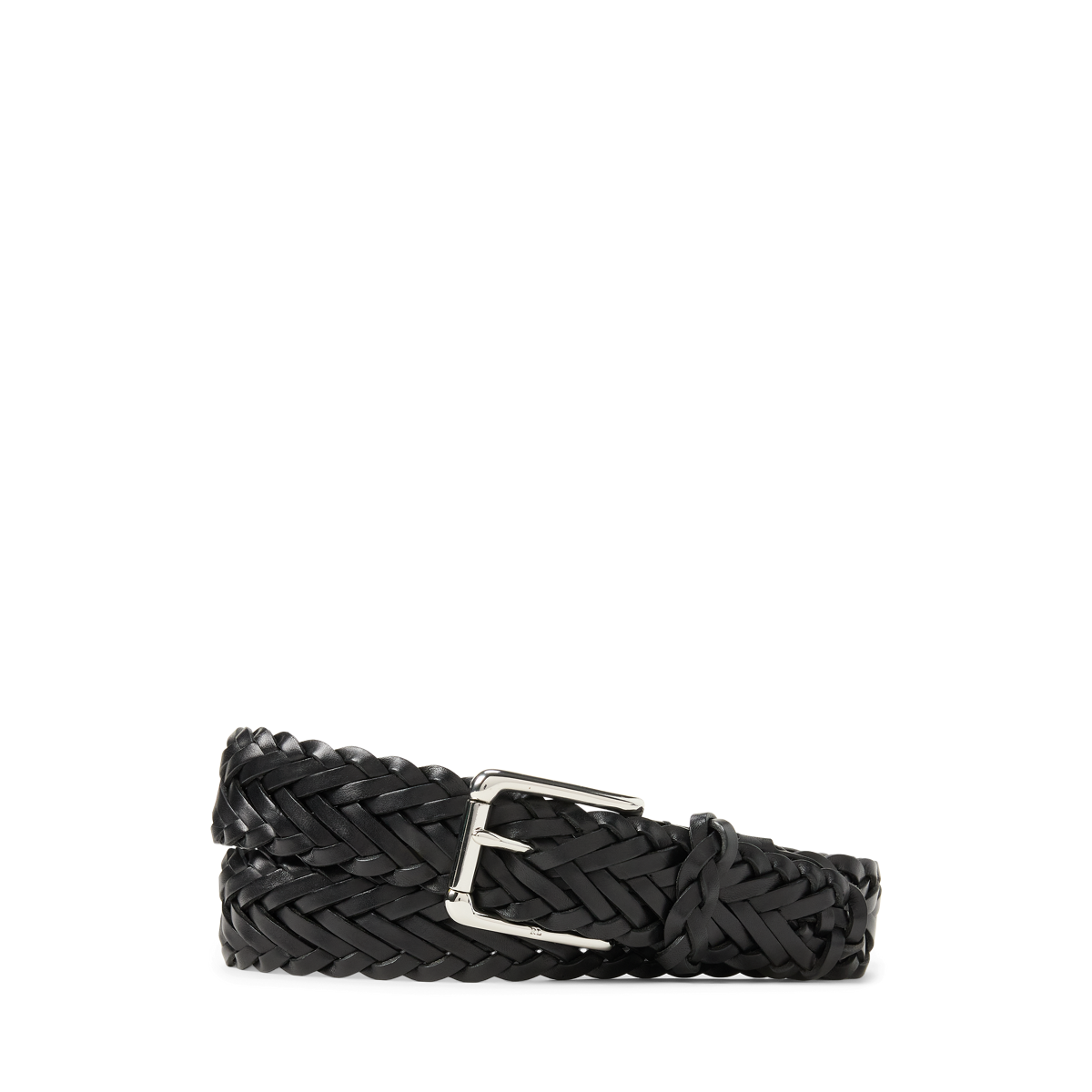 Ralph Lauren プレーテッド レザー ワイド ベルト XS ブレーデッド レザー ベルト WALRBLT0F320277