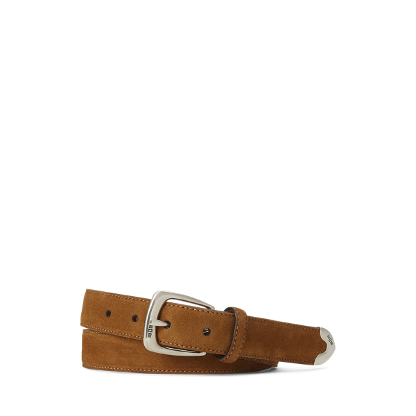 Western Calf-Suede Belt