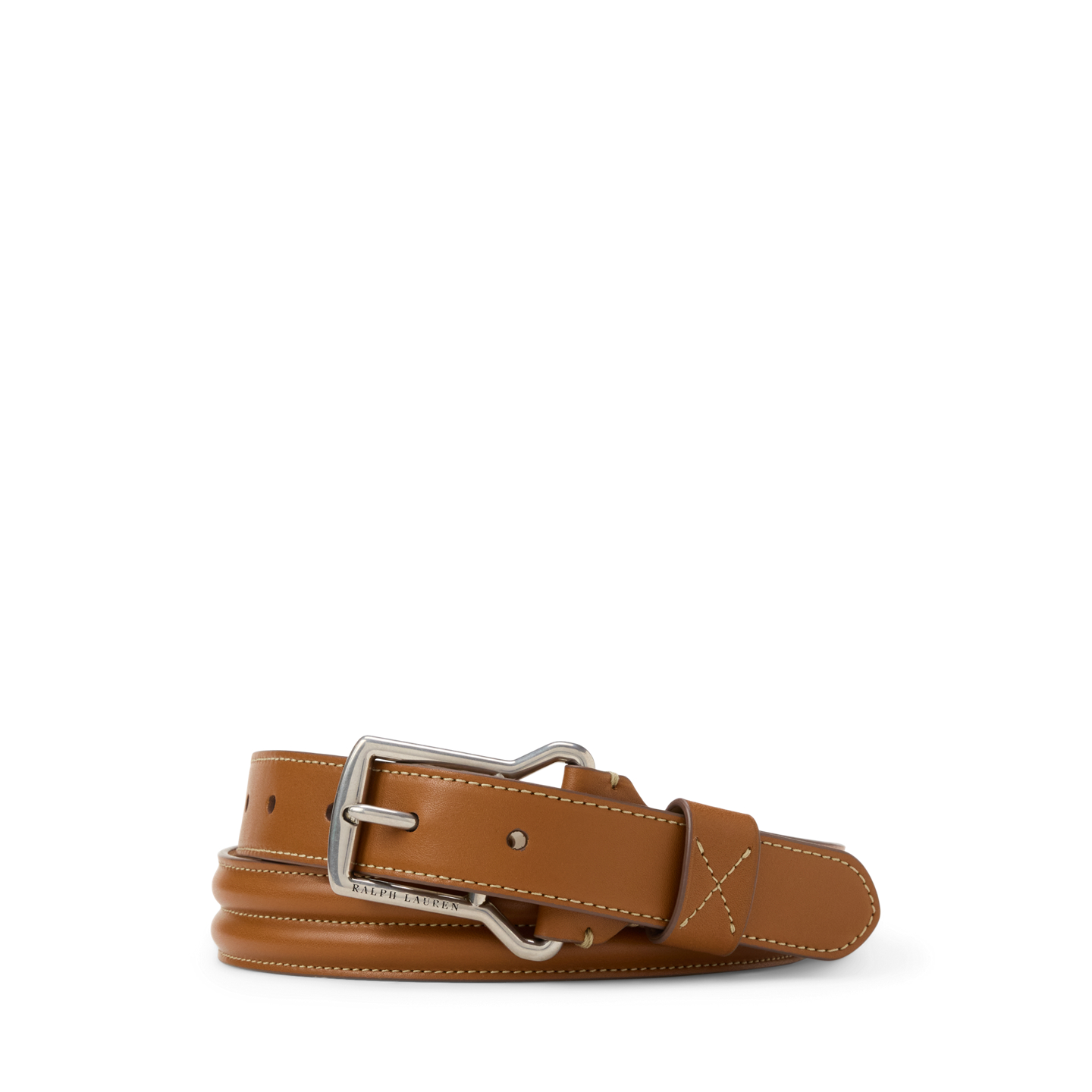 Мужской ремень Ralph Lauren Channel-Quilted Calfskin, цвет: Золотой — фото 2
