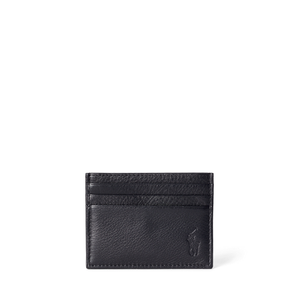 Pebbled Leather Card Case