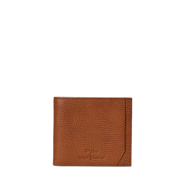 Pebbled Leather Billfold Wallet