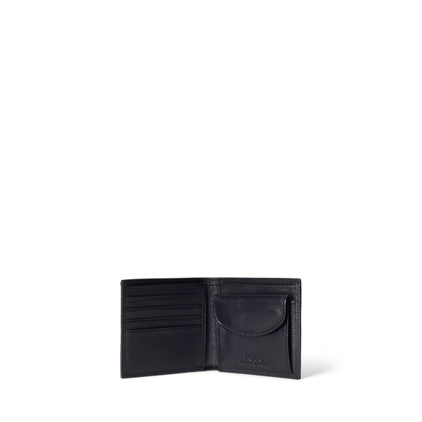 Polo ralph lauren wallet with coin holder best sale