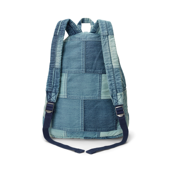 Denim backpack men best sale