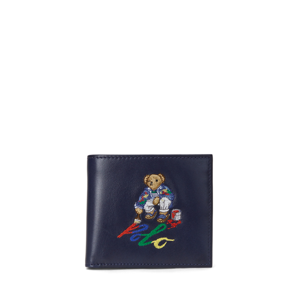 Portafoglio Polo Bear in pelle