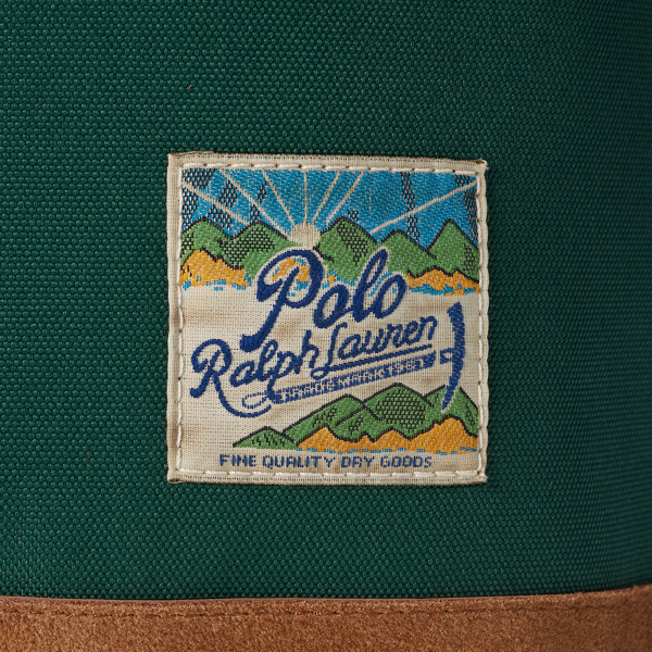 Forest Green Ranger Suede-Trim Backpack Polo Ralph Lauren 6