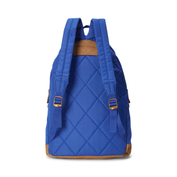 Royal Blue Ranger Suede-Trim Backpack Polo Ralph Lauren 4
