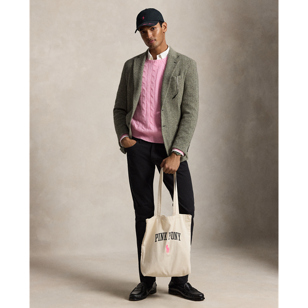 Pink Pony Canvas Shopper Tote for Men | Ralph Lauren
