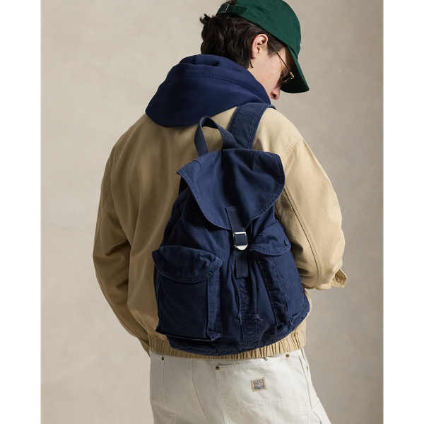 Newport Navy Flap-Top Canvas Backpack Polo Ralph Lauren 7