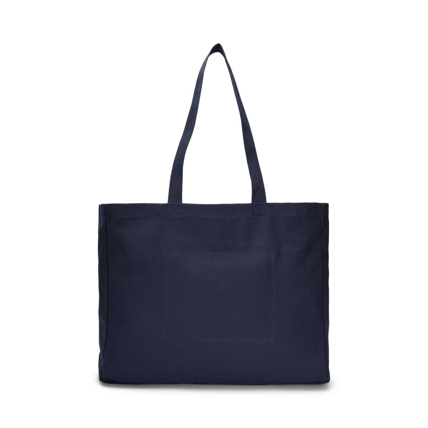 Мужская сумка Ralph Lauren Embroidered Canvas Tote, цвет: Тёмно-синий — фото 2