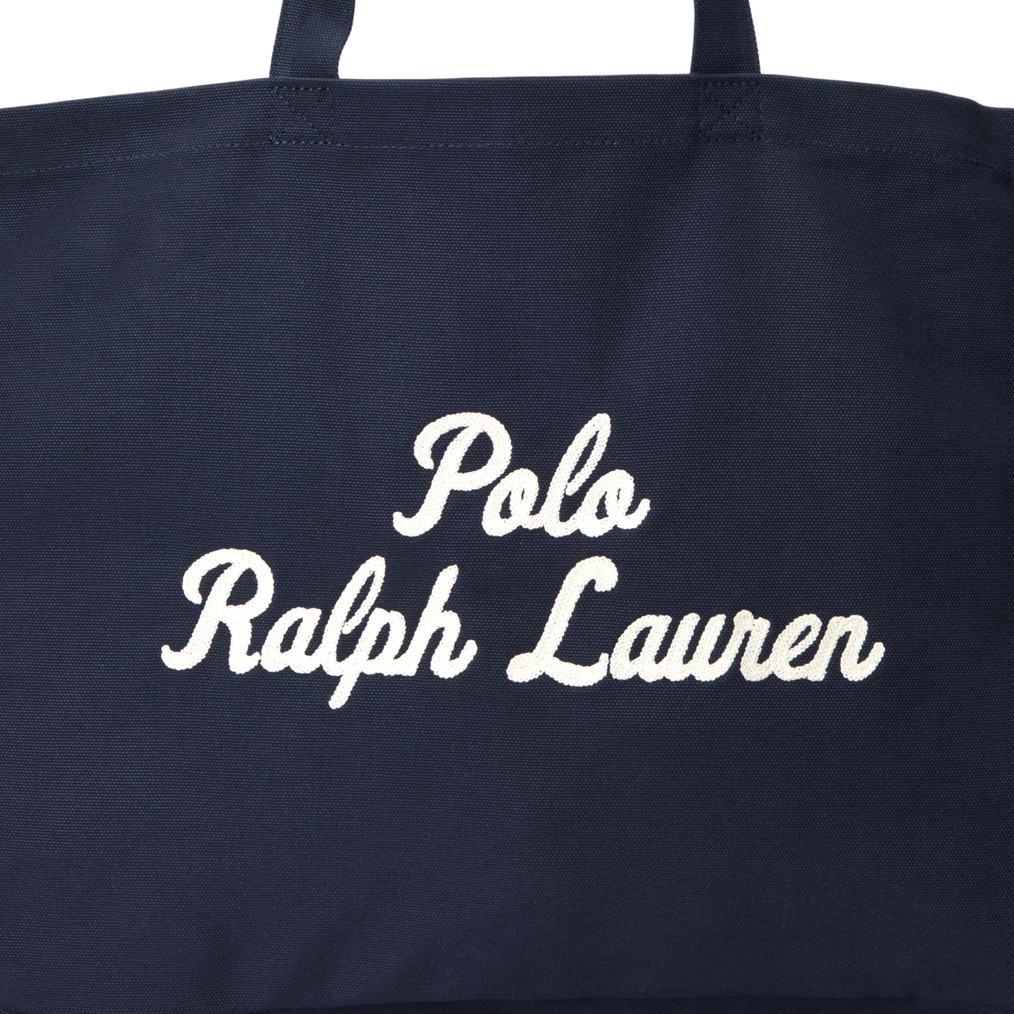 Мужская сумка Ralph Lauren Embroidered Canvas Tote, цвет: Тёмно-синий — фото 4