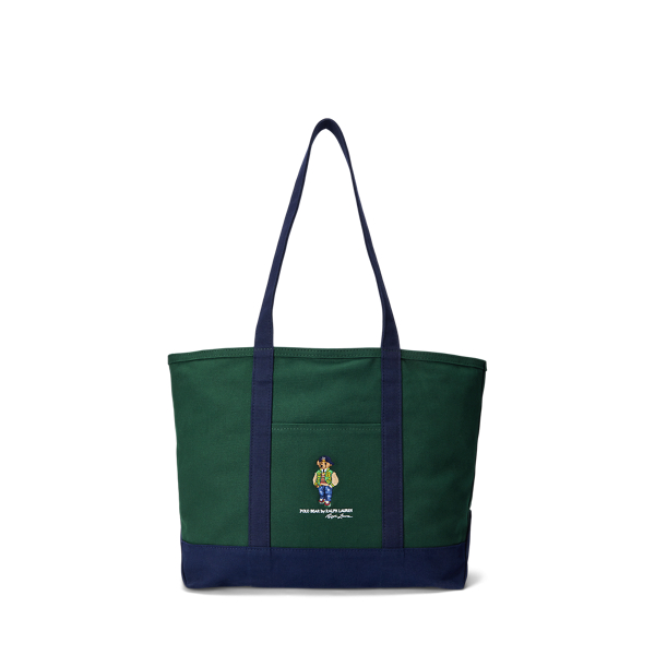 Polo Bear Canvas Tote for Men Ralph Lauren IL