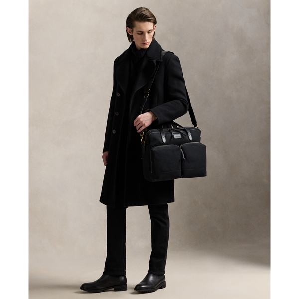 Umh&auml;ngetasche Cooper aus Segeltuch Polo Ralph Lauren in Schwarz/Schwarz 8