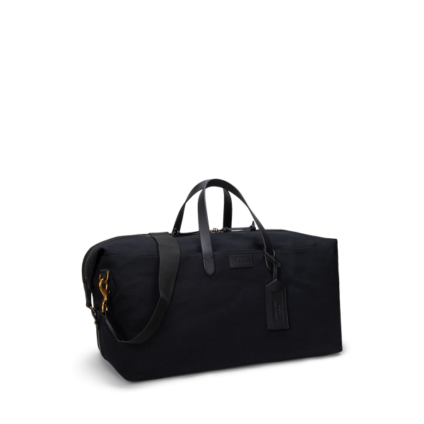 Segeltuch-Reisetasche mit Lederbesatz Polo Ralph Lauren in Schwarz 3