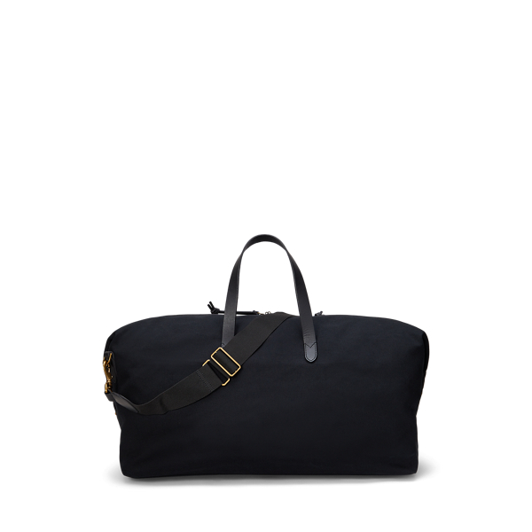 Segeltuch-Reisetasche mit Lederbesatz Polo Ralph Lauren in Schwarz 4