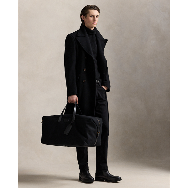 Segeltuch-Reisetasche mit Lederbesatz Polo Ralph Lauren in Schwarz 7