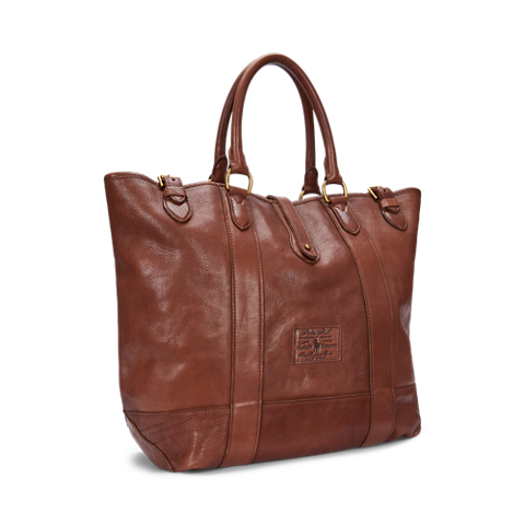 Мужские сумки Ralph Lauren Heritage Leather Tote