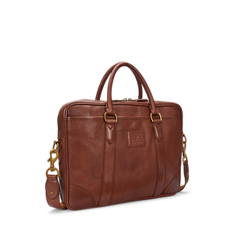 Мужские сумки Ralph Lauren Heritage Leather Messenger Bag