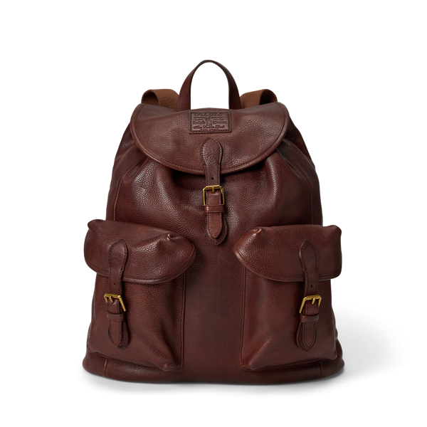 Heritage Leather Backpack for Men Ralph Lauren UK