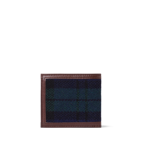 Heritage Plaid Tweed Leather Wallet