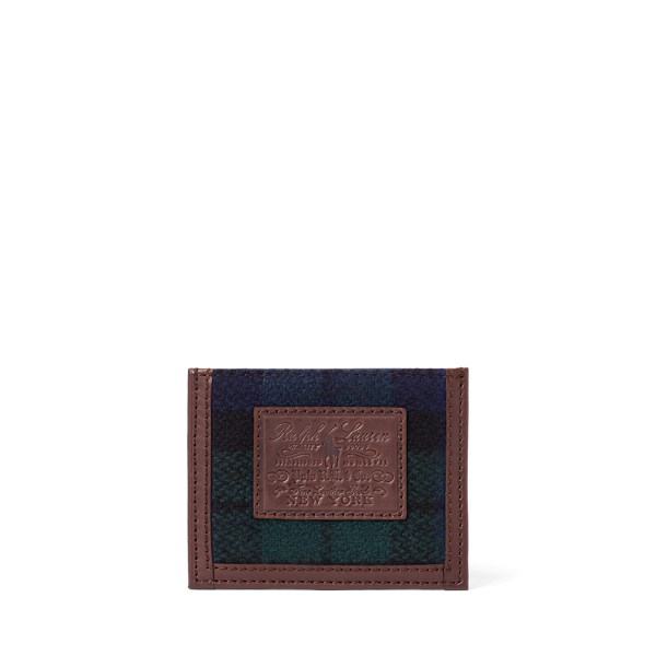 Heritage Tweed & Leather Card Case