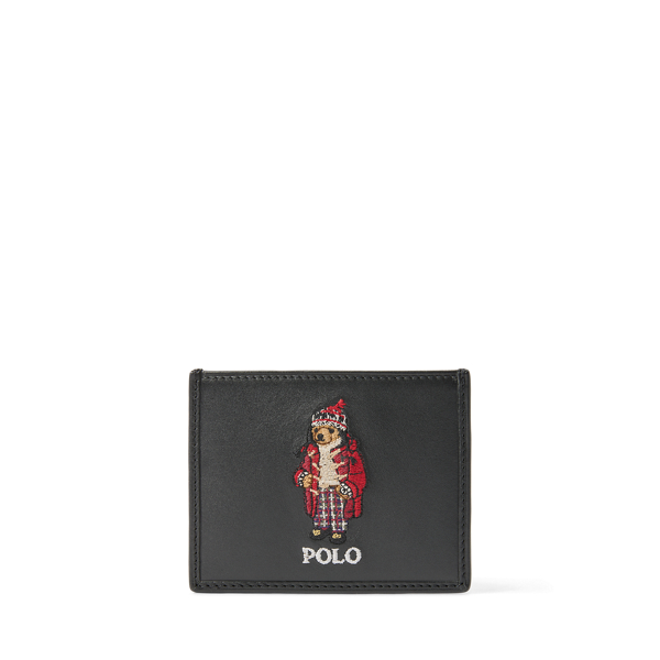 Polo Black Polo Bear Leather Card Case Polo Ralph Lauren 1