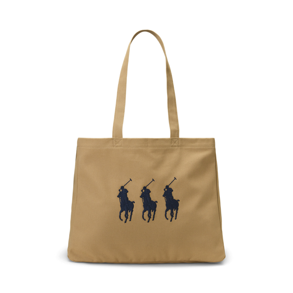 Triplicate Big Pony Canvas Tote