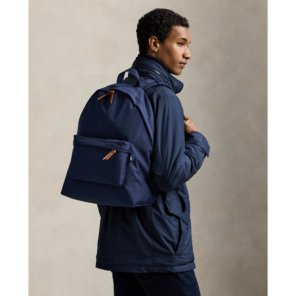 Newport Navy Leather-Trim Backpack Polo Ralph Lauren 7