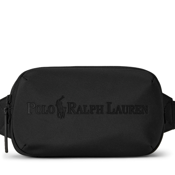 【POLO RALPH LAUREN】トーナル ロゴ ブラック ウエストパック Tonal Logo Waistpack