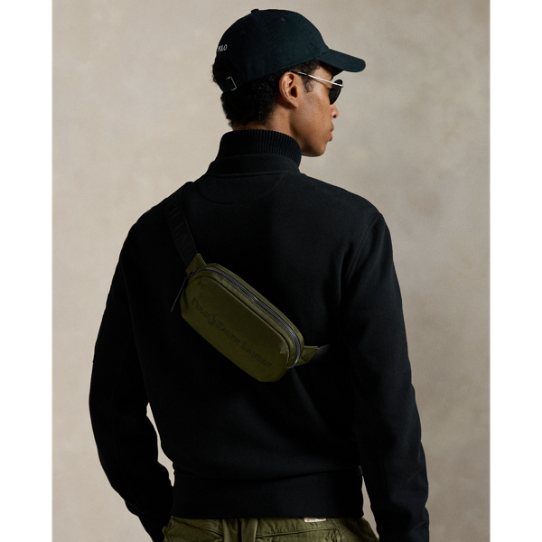 Tonal Logo Waistpack for Men | Ralph Lauren® IN