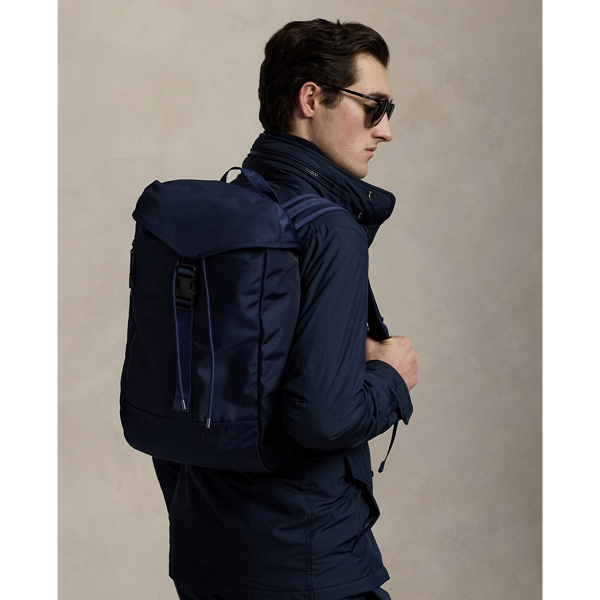 Tonal Logo Backpack for Men | Ralph Lauren® QA