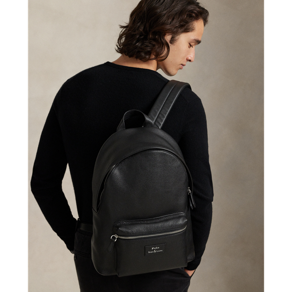 Pebbled Leather Backpack