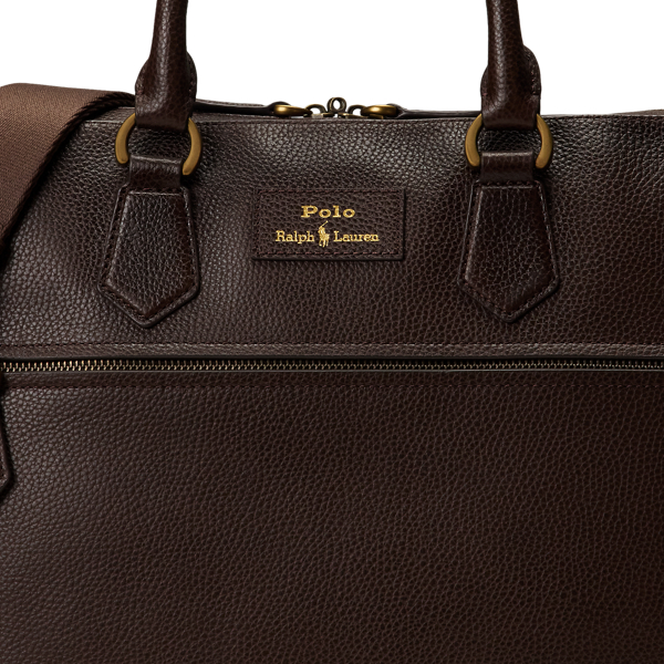 Pebbled Leather Commuter Bag