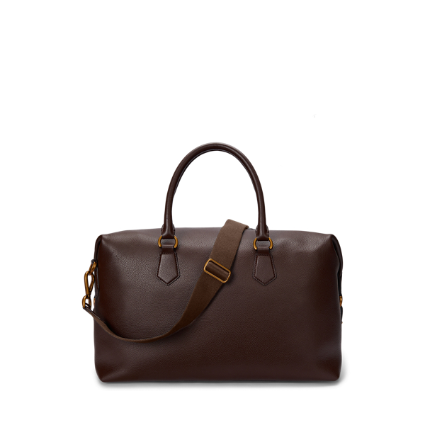 Pebbled Leather Duffel for Men | Ralph Lauren® BR