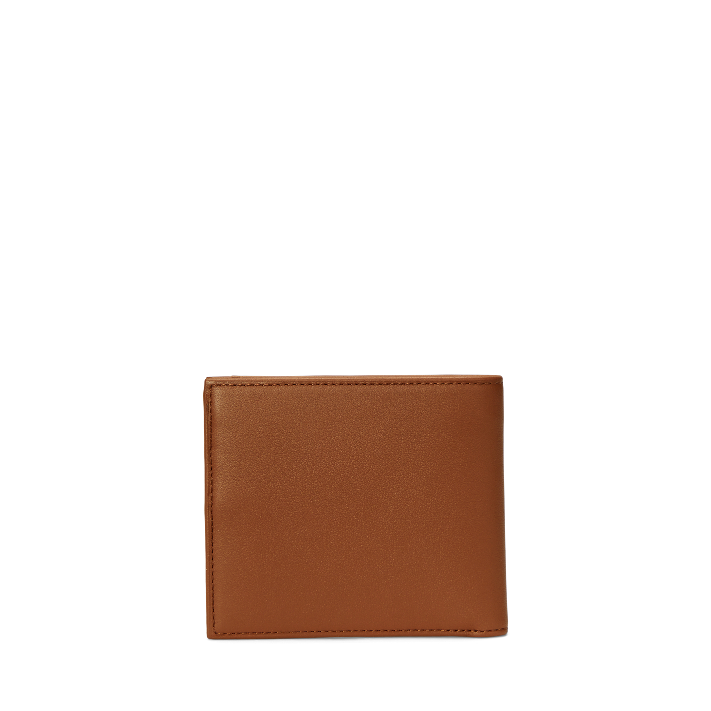 Мужской кошелёк Ralph Lauren Smooth Leather Billfold Wallet, цвет: Седельно-коричневый — фото 1