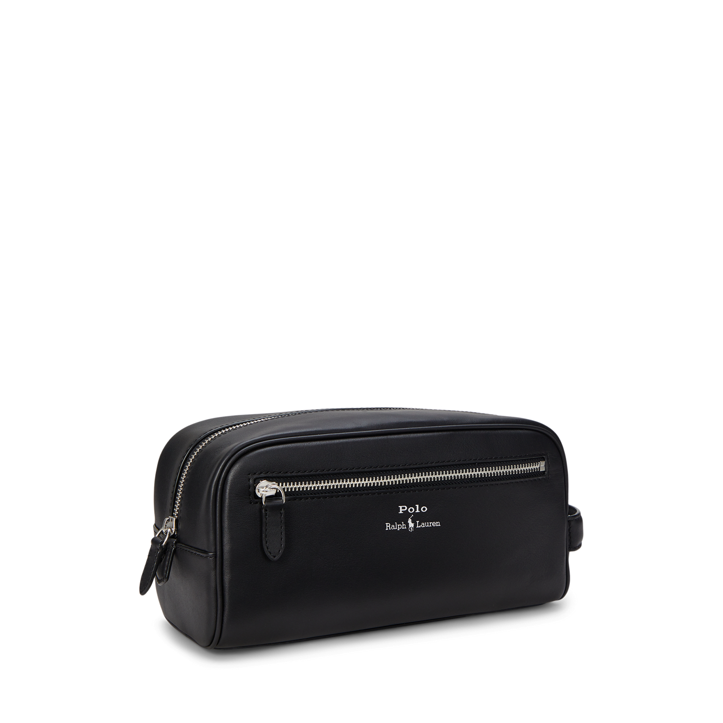 Ralph Lauren Smooth Leather Travel Case, цвет: Чёрный — фото 1