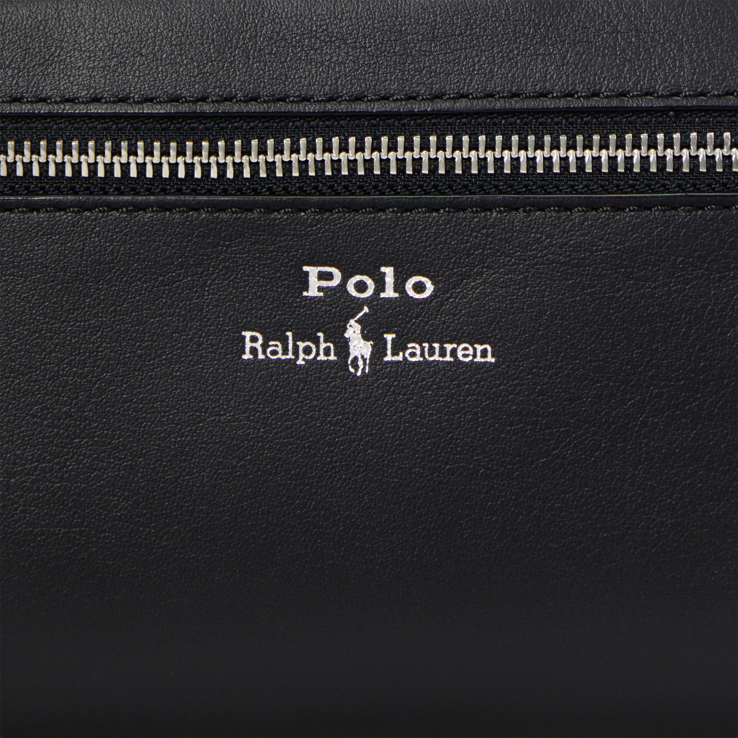 Ralph Lauren Smooth Leather Travel Case, цвет: Чёрный — фото 3