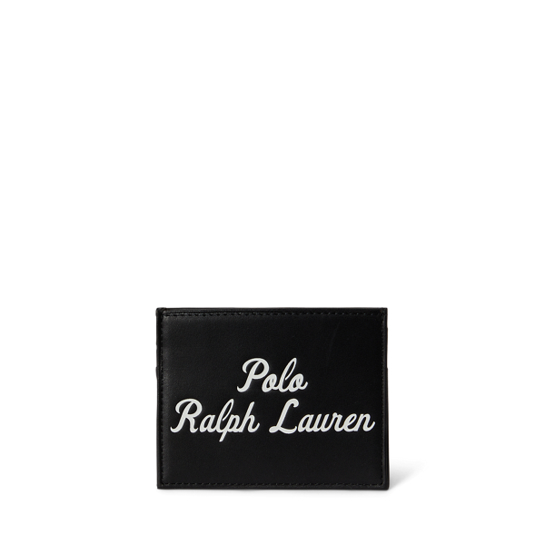 Logo Leather Card Case