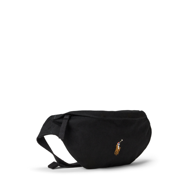 Polo Ralph Lauren Canvas Waistpack Polo Black | The Sporting