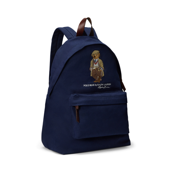 Polo Bear Canvas Backpack