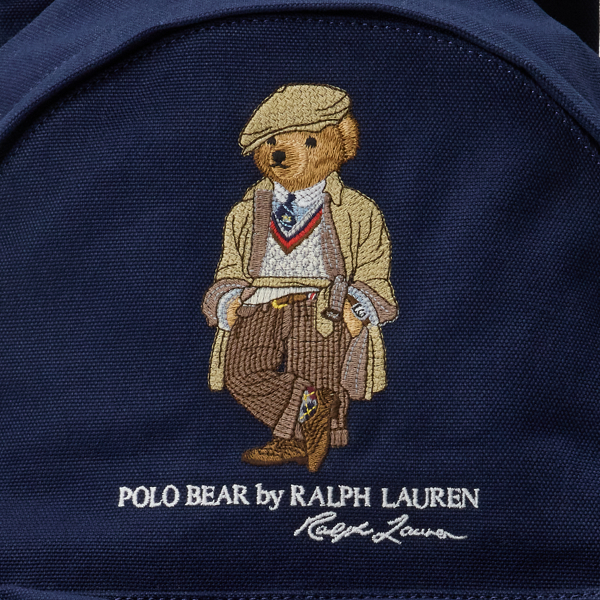 Polo Bear Canvas Backpack