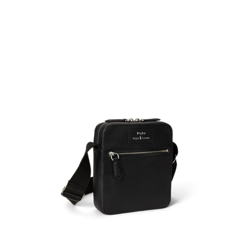 Мужские сумки Ralph Lauren Pebbled Leather Crossbody Bag