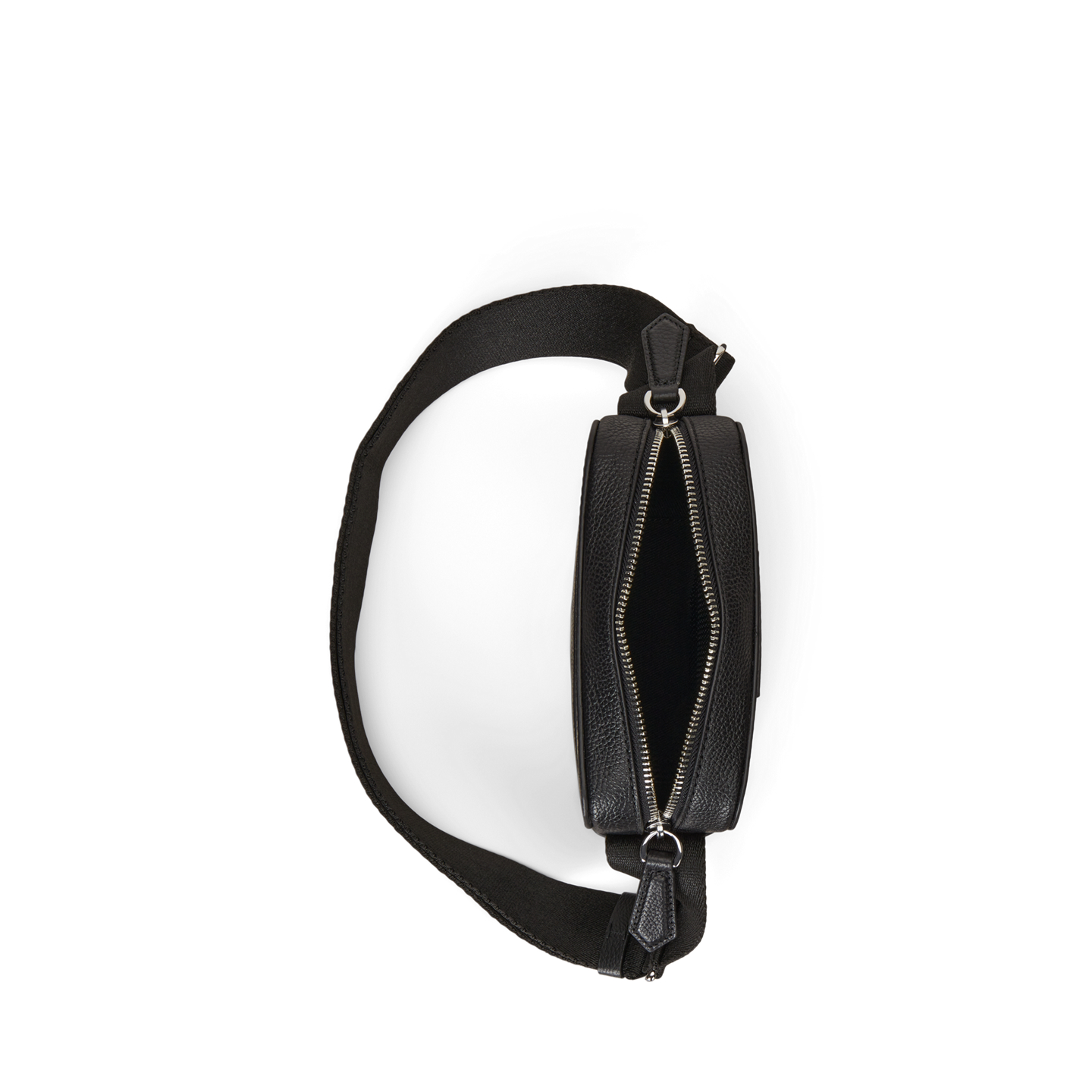 Мужская сумка Ralph Lauren Pebbled Leather Crossbody, цвет: Чёрный — фото 3