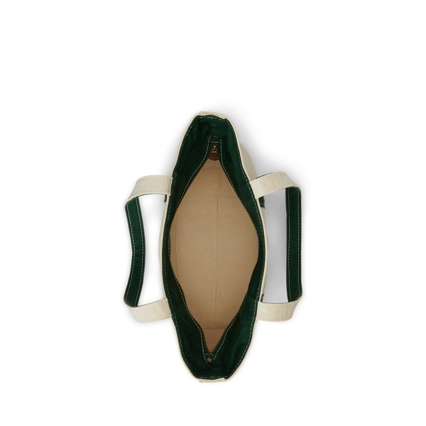 ロゴ キャンバス スモール トート | ラルフ ローレン公式オンラインストア