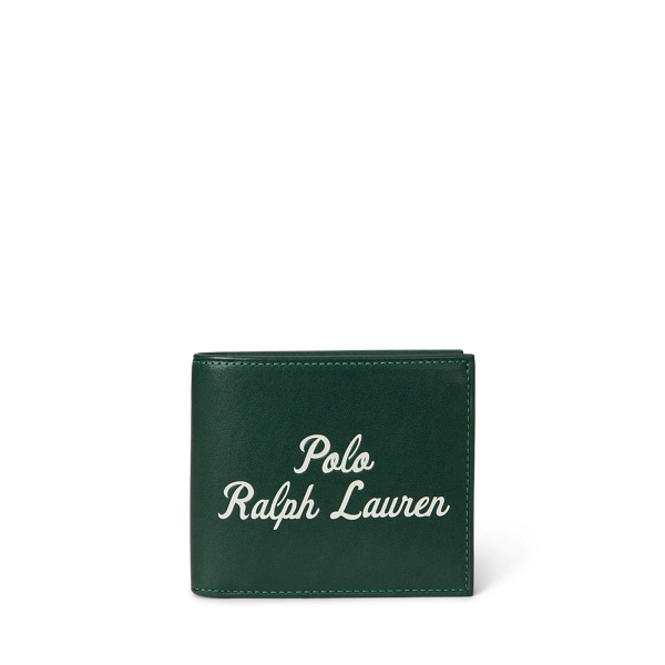 M&uuml;nzbrieftasche aus Leder mit Logo Polo Ralph Lauren in 1