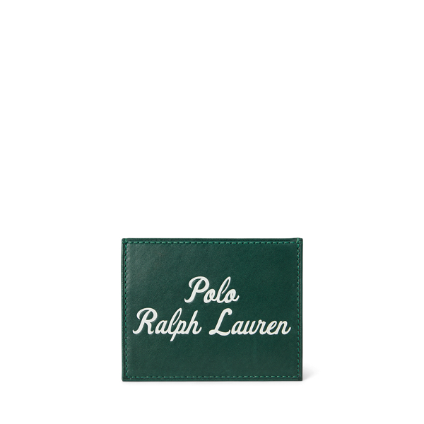 Leder-Kartenetui mit Logo Polo Ralph Lauren in 1