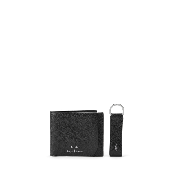 Set cadeau porte-clé portefeuille cuir