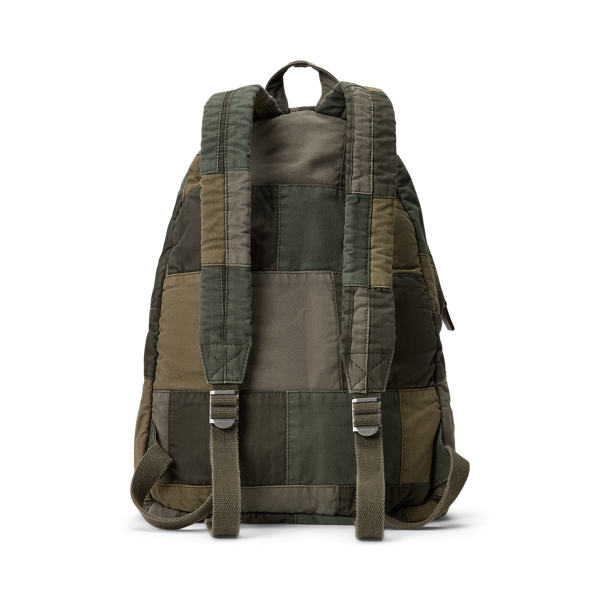 Patchwork Canvas Backpack