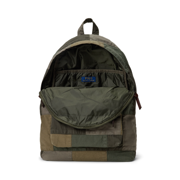 Patchwork Canvas Backpack